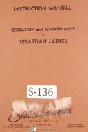 Sebastian-Sebastian Type H Lathe Parts & Tooling Manual Year (1946)-Type H-01